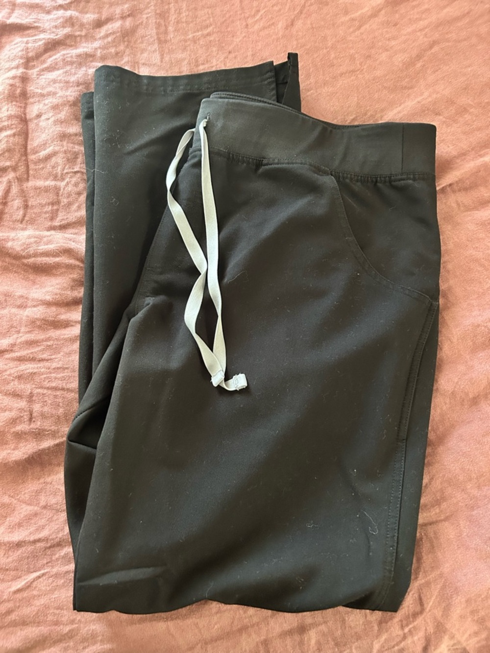 Figs Kade cargo scrub pants black